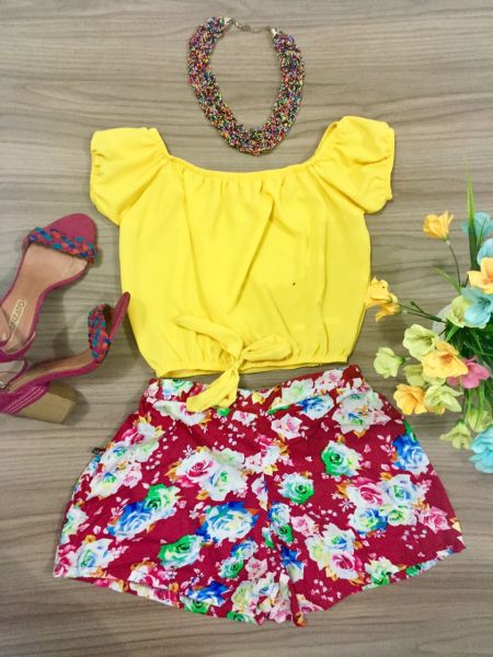 CONJUNTO ALESSANDRA AMARELO