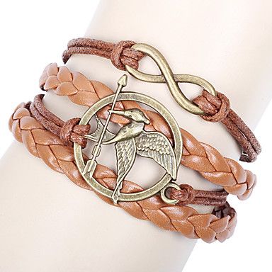Pulseira Artesanal, em Couro, Frete Gátis.