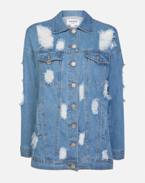JAQUETA JEANS OVERSIZED AMARO
