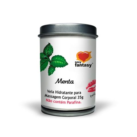 Vela Hidratante Beijável de Menta
