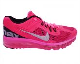 Tênis Nike Air Max 2013 Rosa e Prata MOD:11213