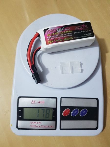 Bateria Lipo CNHL 4S 14.8V 1300mah 100C XT60