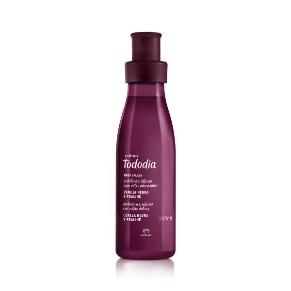 Tododia Cereja Negra e Praliné body splash colônia- 200ml