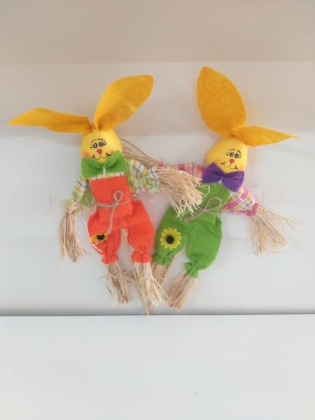 COELHO ESPANTALHO DECORATIVO