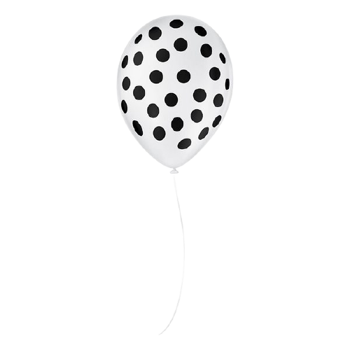 Balão Decorado Bolinhas Nº9 25un