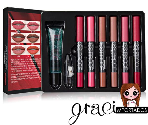 Batom  K906 6 Cores  com Removedor