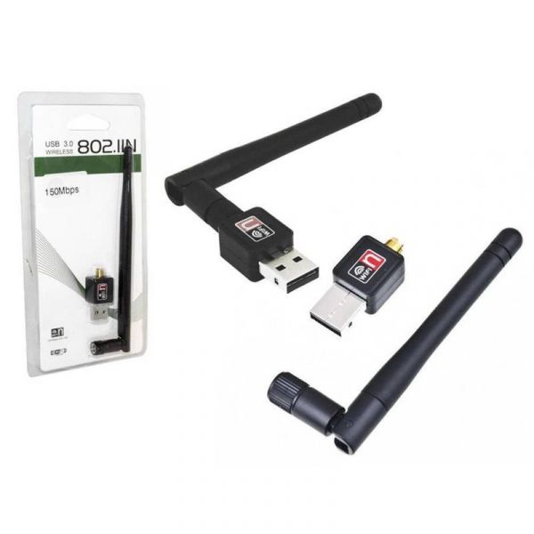 Antena Wifi 802 in Usb Adaptador Wireless Pc Notebook 1200mbps