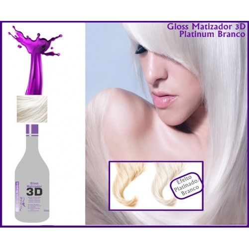 Magic Color Desamarelador - Gloss 3d Platinum Branco 550ml