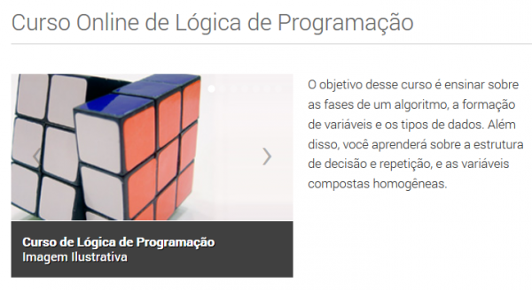 Curso Online de Lógica de Programação