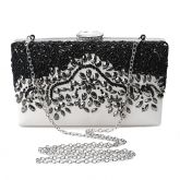 Bolsa Feminina De Mão Luxo Top Diamantes Para Mulheres Fina