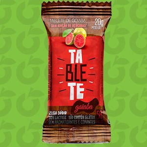 Tablete de Goiaba 20 Gramas Zero Açúcar Só Paga o Frete