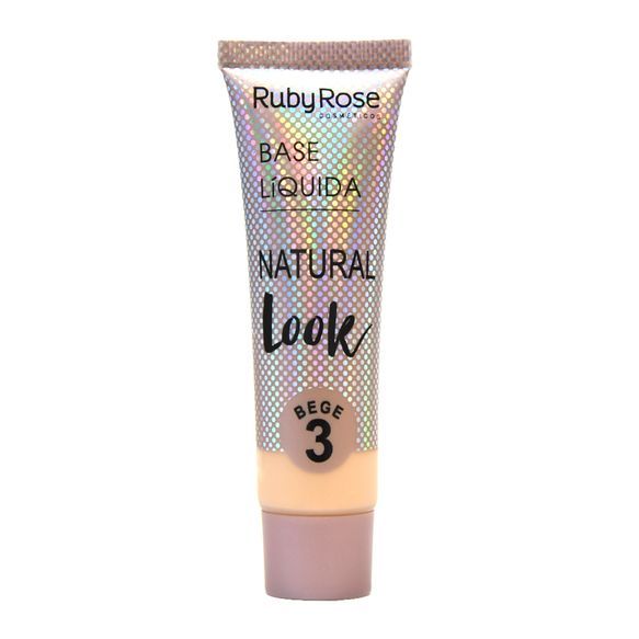 Base Líquida Natural Look Ruby Rose Bege 3