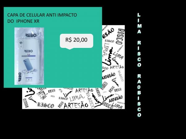 CAPA DE CELULAR ANTI IMPACTO DO IPHONE XR