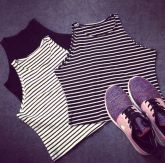 Cropped Listrado