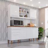 Kit Cozinha Lara.Lunna 6P2G Branco Neve Imop