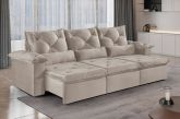 Estofado Retratil Reclinavel Atlas 290 3x80 Veludo Inca Capuccino 15 Ideas