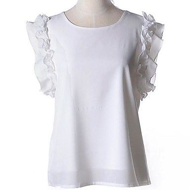 Moda Luxo: Blusa Chifon, de Ótima Qualidade. Frete Grátis.