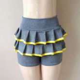 Short  Saia babado