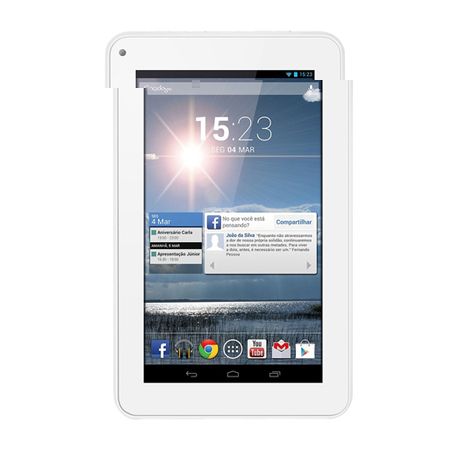 Tablet Multilaser M7-S com Android 4.2, Dual Core 1.2GHz, Câ