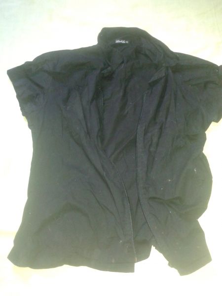 CAMISA SOCIAL PRETA FEMININA
