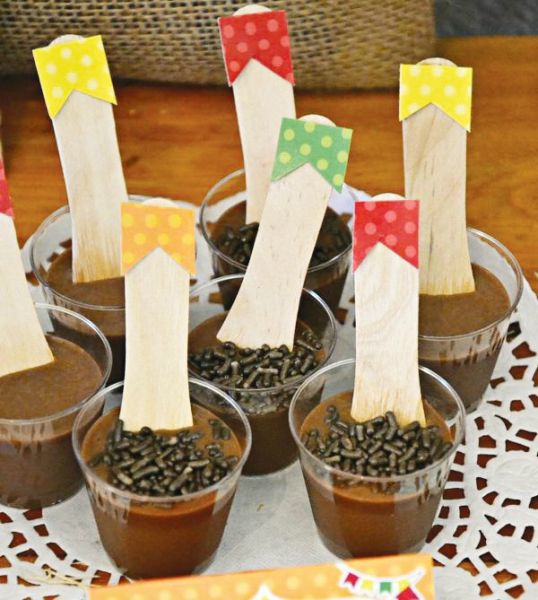 100 Mini Taças de Brigadeiro
