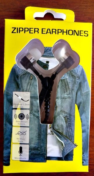 Fone Estilo Zíper