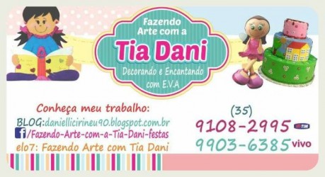 Tia Dani Fazendo Arte