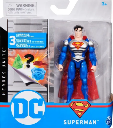 Boneco Dc com Acessórios - Superman Armor