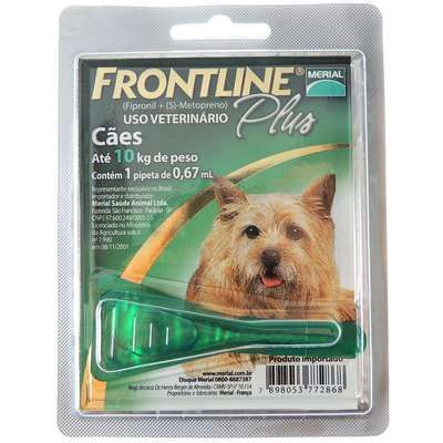 Anti-pulgas Frontline Plus Cães Até 10kg