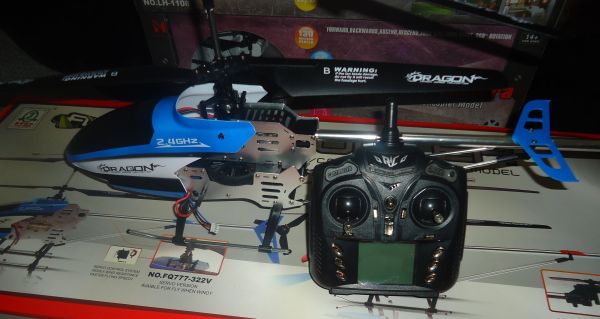 Dragon Helicóptero R'C 2015 Gyro C/ Camera Fpv 3.5 Grande