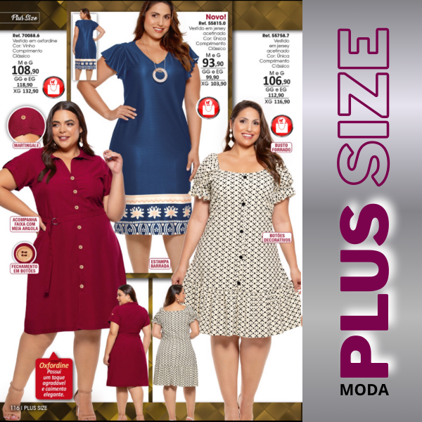 Plus Size Feminino