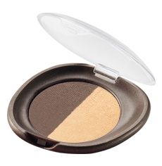 Sombra duo marrom e dourado Natura
