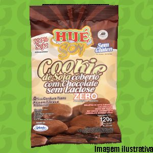 Cookie de Soja com Chocolate Zero 120 Gramas Hué