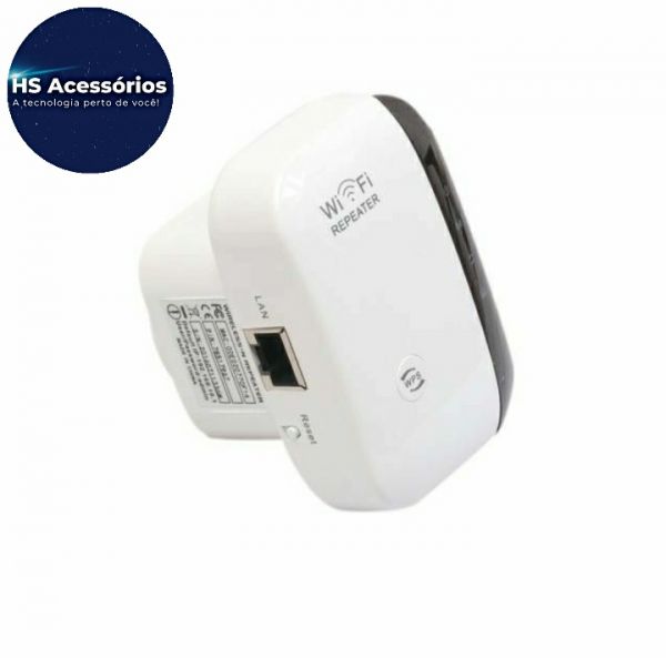 Roteador AP Ampliador de Sinal/Repetidor WIFI Sem Fio 300M Atravessa Paredes