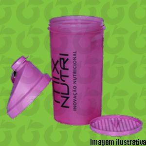Coqueteleira Simples Rosa 700ml Mix Nutri