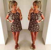Vestido Oncinha Print