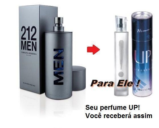 Perfume Masculino 50ml - UP! 45 - 212 Man
