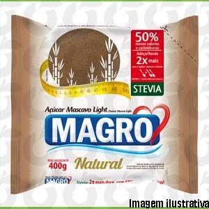 Açúcar Mascavo Light 400 Gramas Magro