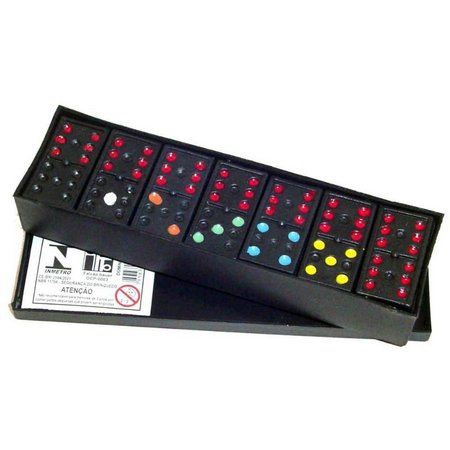 Jogo de Domino Plastico na caixa