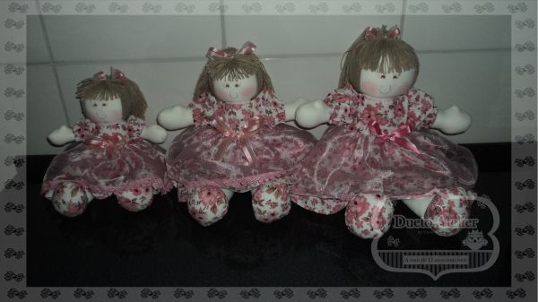 Trio bonecas para nichos...