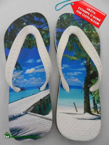 Chinelo Personalizado - Praia