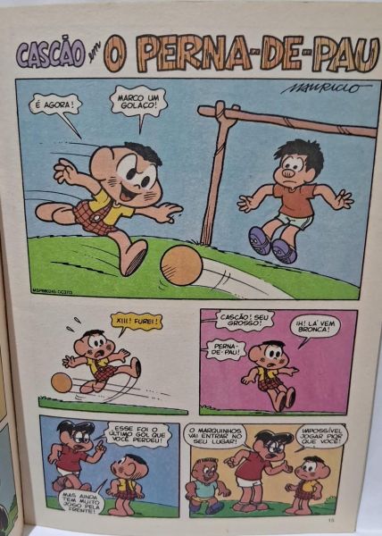 Gibi Cascão 37 Globo 1988 Meu pai, herói? Oh não