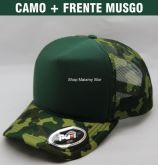 Boné Trucker Camuflado - 10 Peças