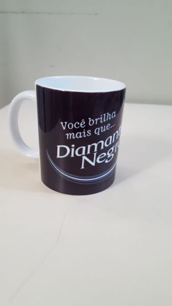 Caneca Diamante Negro