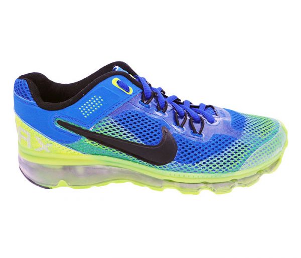 Tênis Nike Air Max 2014 Azul e Verde MOD:11637 Lançamento 20