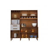Kit Cozinha Franca 5P2G Visuzalizacao Interior Arte Moveis