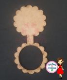Chaveiro círculo ondulado P