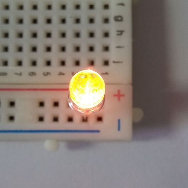 Led Transparente Laranja 5mm