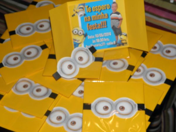 Convites Personalizado Minions