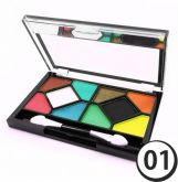 Kit de Sombras HD c/ 10 cores incluindo Opacas - R. Rose
